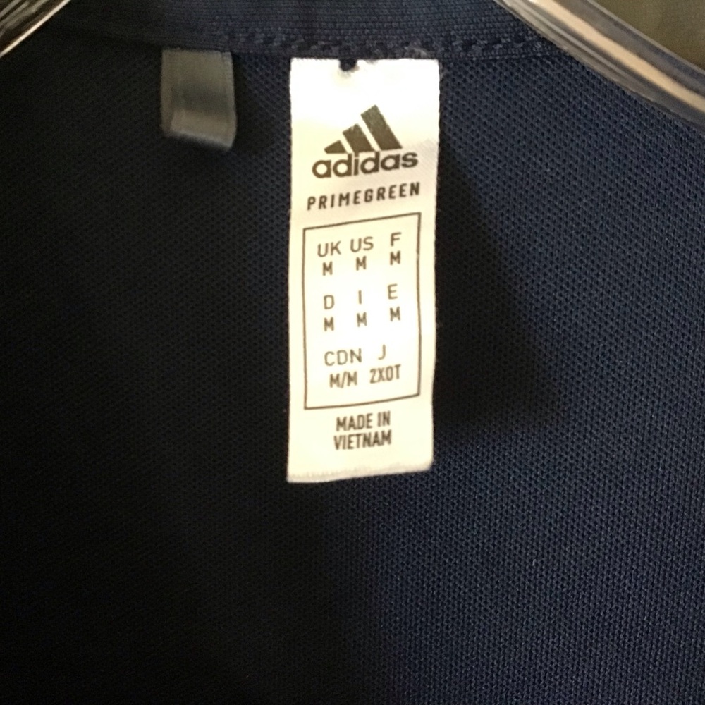 Adidas Performance SS Navy Polo - Picture 2 of 7
